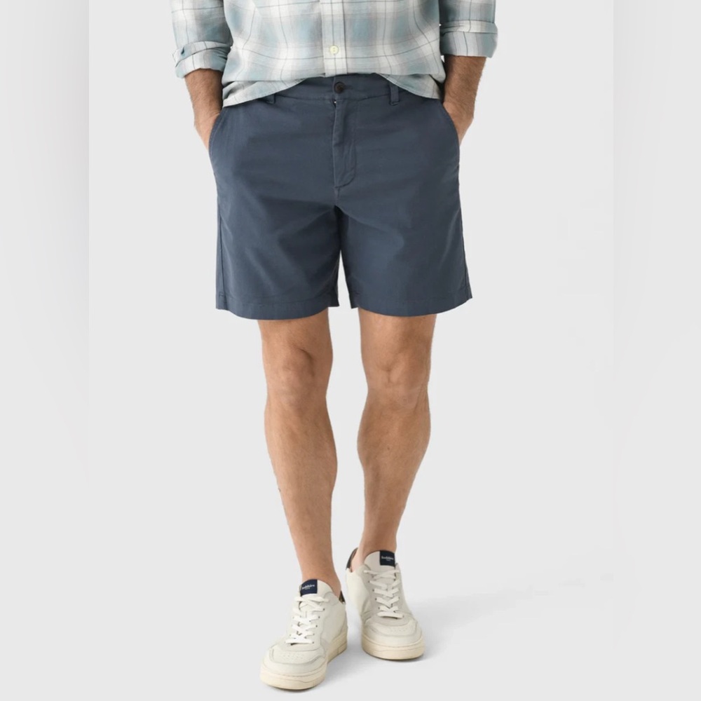 Faherty Essential Chino 9" Short, Blue- Men's 32 NWOT